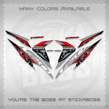 CLICK 125 V2 VARIO DECALS (2018–2022 STYLE DESIGN) STICKER DECALS BY STICKABOSS