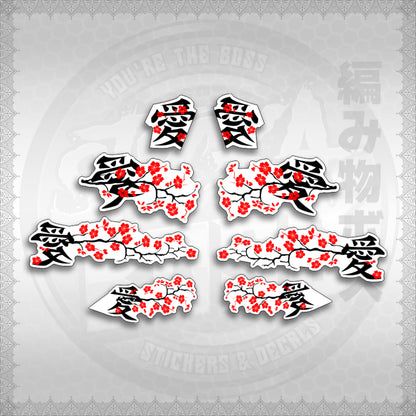 STICKER DECALS for NMAX V3 TURBO INDO FOR WHITE (NV3FWSAXFL) By STICKABOSS (SOFIE LAMINATED WATERPROOF)