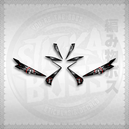 STICKER DECALS for MIO SOUL I CARB MALAYSIAN (MSILASA) By STICKABOSS (SOFIE LAMINATED WATERPROOF)