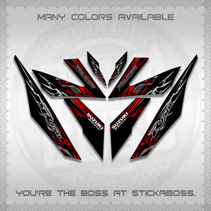 RAIDER 150 Fi DECALS (2026 CUSTOM LIGHTNING)STICKER DECALS By STICKABOSS
