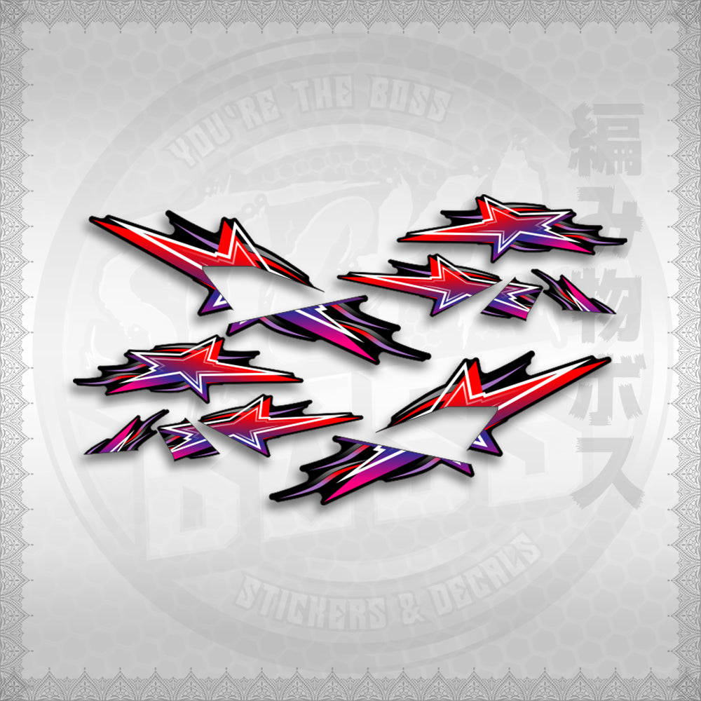 STICKER DECALS for NMAX V2 INDO (NV22002STLI) By STICKABOSS (SOFIE LAMINATED WATERPROOF)