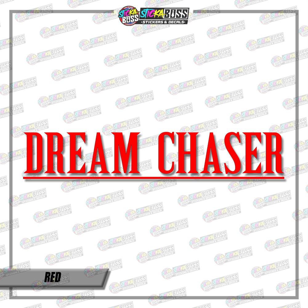 DREAM CHASER ( VINYL CUT-OUT STICKER DECALS )【Stickaboss】
