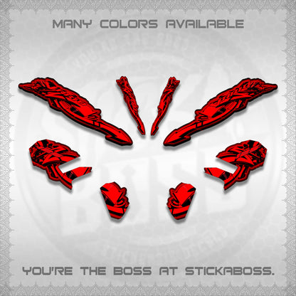 CLICK V3 STRIPING VARIO DECALS (GRAPHITY ARROW DESIGN)STICKER DECALS BY STICKABOSS