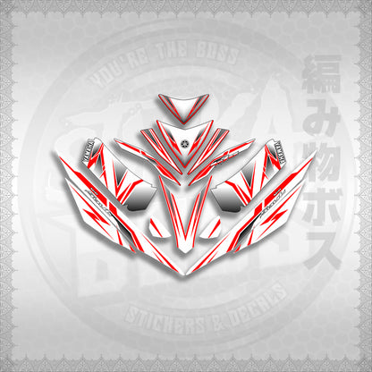 STICKER DECALS for MIO 4 (MIRGADEFOWH) By STICKABOSS (SOFIE LAMINATED WATERPROOF)