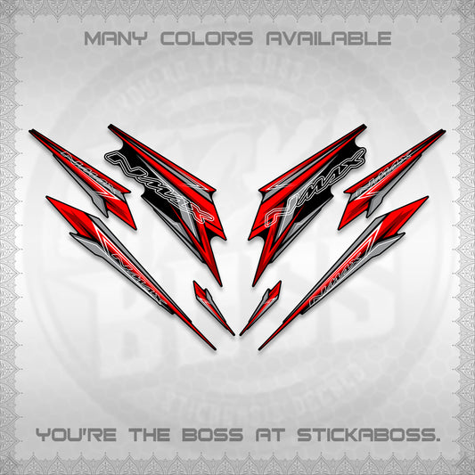 NMAX V2 DECALS (2024 NM 00-A1 STYLE) STICKER DECALS By STICKABOSS