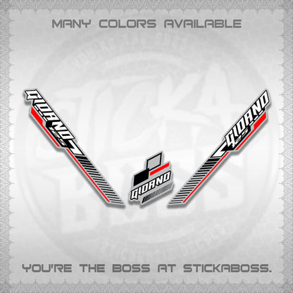 GIORNO DECALS (2026 RACING CAR  PATTERN)STICKER DECALS BY STICKABOSS