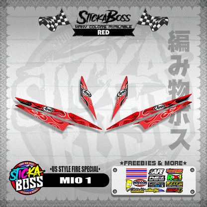 MIO 1 DECALS ( US STYLE FIRE SPECIAL )【WITH FREEBIES】