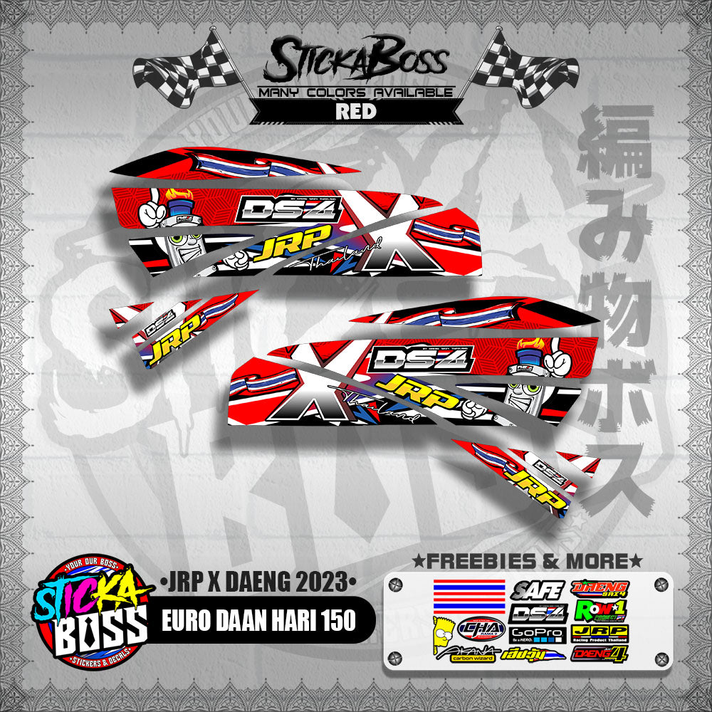 EURO DAAN HARI 150 DECALS ( JRP X DAENG 2023 )【WITH FREEBIES】