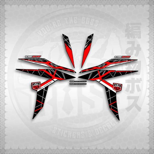 STICKER DECALS for SNIPER 155 MALAYSIAN (S155MICIY16) By STICKABOSS (SOFIE LAMINATED WATERPROOF)