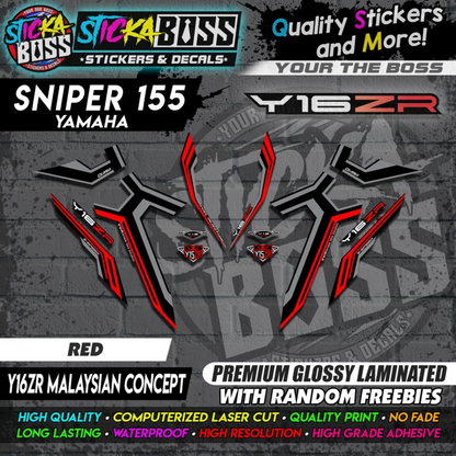 SNIPER 155 STOCK DECALS 【 Y16ZR MALAYSIAN CONCEPT 】