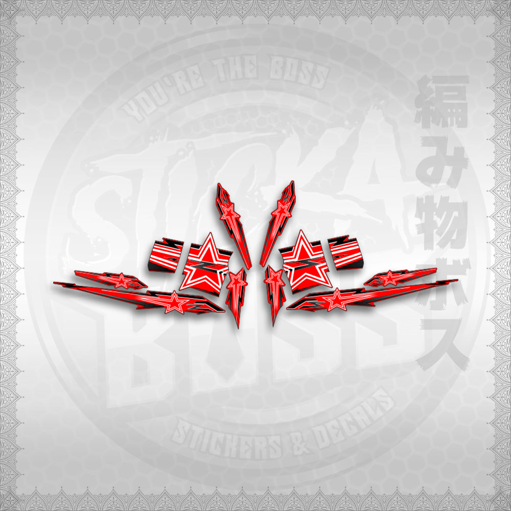 STICKER DECALS for AEROX 155 V2 MALAYSIAN (AV2NESTMO01) By STICKABOSS (SOFIE LAMINATED WATERPROOF)