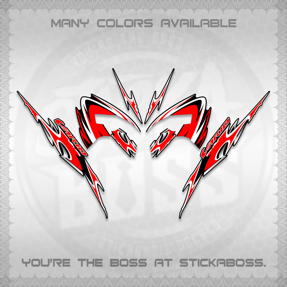 CLICK 125 V3 VARIO STRIPING DECALS (2026 NEW LED DESIGN) STICKER KITS By STICKABOSS