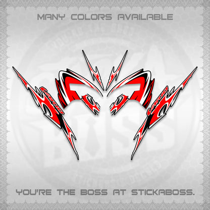 CLICK 125 V3 VARIO STRIPING DECALS (2026 NEW LED DESIGN) STICKER KITS By STICKABOSS
