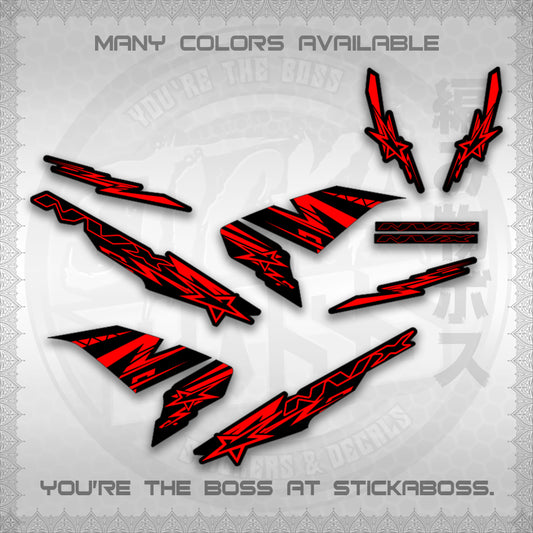 AEROX V1 MALAY CONCEPT ( NVX STARLIGHT ) STICKER DECALS By STICKABOSS