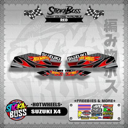 X4 DECALS ( HOTWHEELS )【WITH FREEBIES】