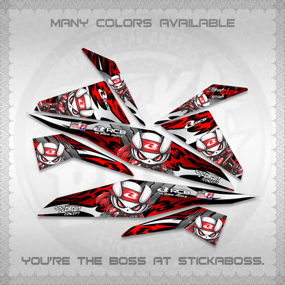 BEAT FI V1 DECALS (2026 NEW RCB 2.0 DESIGN) STICKER KITS BY STICKABOSS