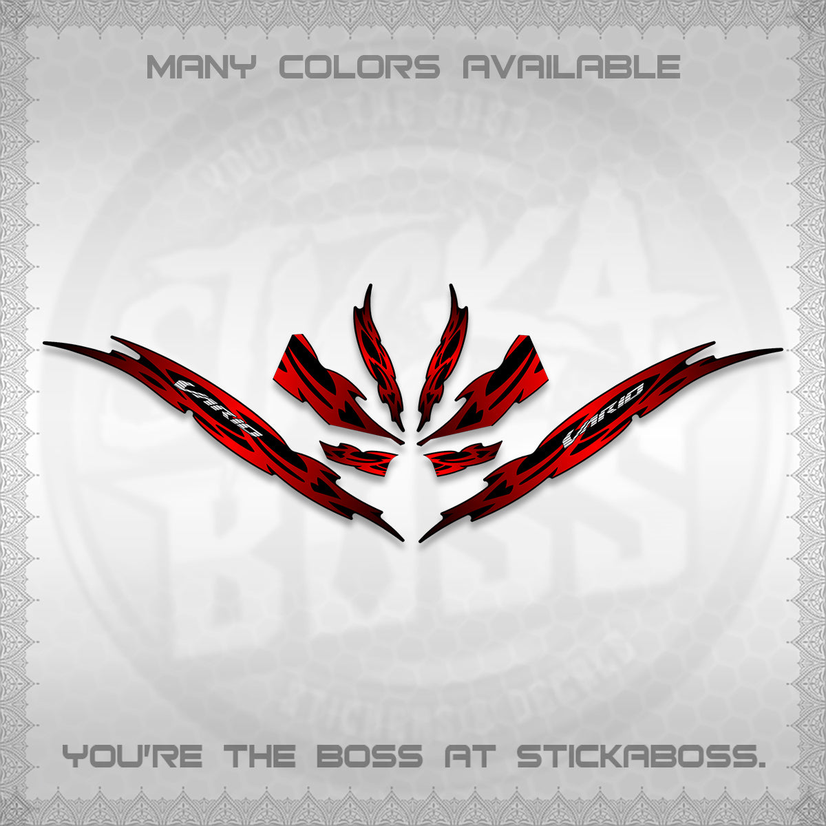 CLICK 125 V3 INDO VARIO DECALS (2026 NUSANTARA STRIPING) STICKER DECALS By STICKABOSS