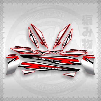 AEROX 155 V2 INDO-MALAY CONCEPT ( MALAYSIAN COMTOM 3 ) STICKER DECALS By STICKABOSS