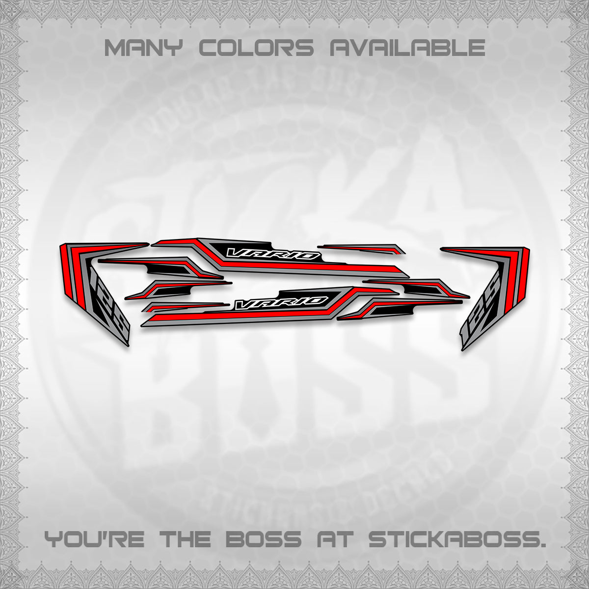 CLICK 125 V3 VARIO DECALS (2024 STRIPING MINIMALIST 002)STICKER DECALS By STICKABOSS (Copy)