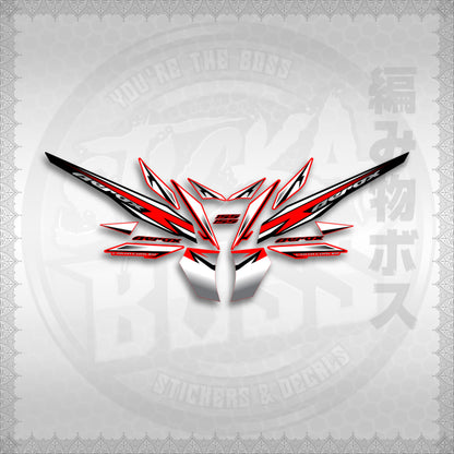 STICKER DECALS for AEROX 155 V2 MALAYSIAN (AV220SHCO) By STICKABOSS (SOFIE LAMINATED WATERPROOF)