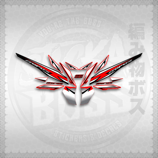 STICKER DECALS for AEROX 155 V2 MALAYSIAN (AV220SHCO) By STICKABOSS (SOFIE LAMINATED WATERPROOF)