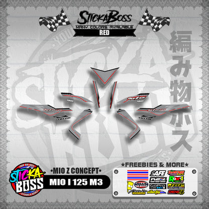 MIO I 125 M3 DECALS ( MIO Z CONCEPT )【WITH FREEBIES】