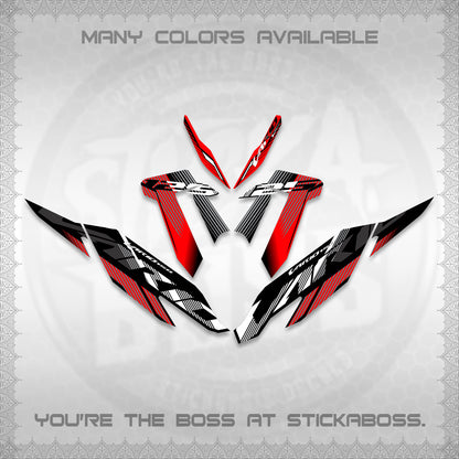 CLICK 125 V4 MALAYSIAN VARIO DECALS (2020 DESIGN) STICKER DECALS By STICKABOSS