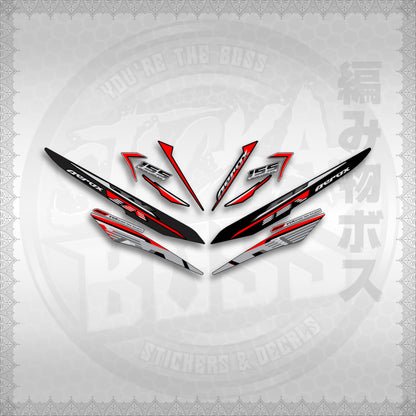 STICKER DECALS for AEROX 155 V1 (NESPGR) By STICKABOSS (SOFIE LAMINATED WATERPROOF)