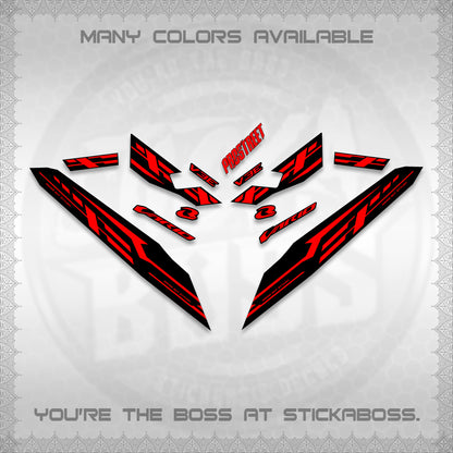 CLICK V3 VARIO DECALS (2026 V3E 001 DESIGN)STICKER DECALS By STICKABOSS