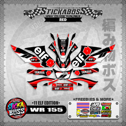WR 155 STICKER DECALS ( 11 ELF EDITION )【WITH FREEBIES】