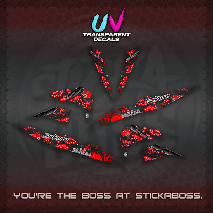 BEAT V2 UV TRANSPARENT INDO DECALS (2026 SAKURA NEW STYLE)STICKER DECALS By STICKABOSS