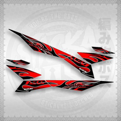 RAIDER 150 FI MALAY CONCEPT ( SATRIA 0001 FIRE V3 ) STICKER DECALS By STICKABOSS