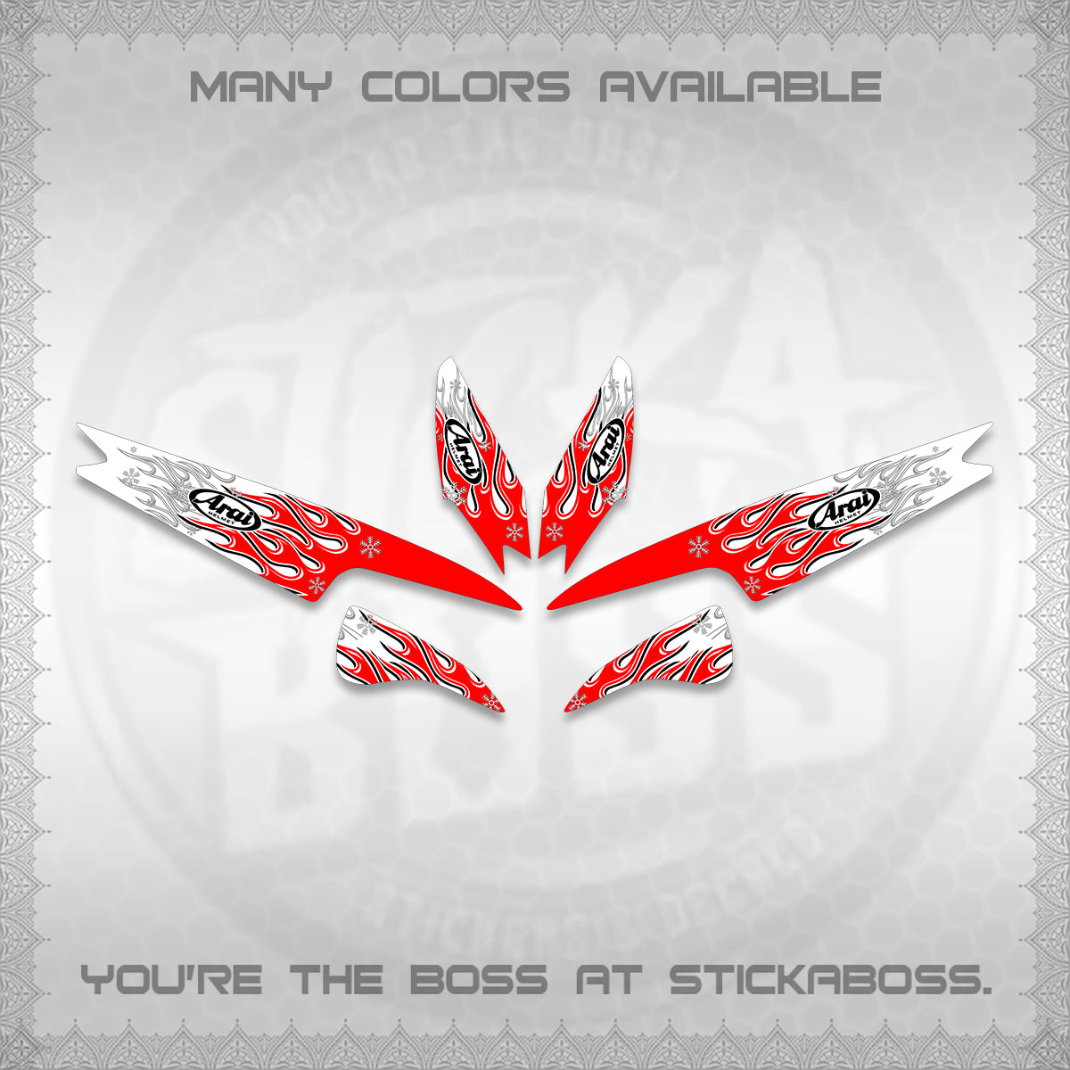 AEROX V3 STOCK STRIPING DECALS (SP EDITION)STICKER DECALS By STICKABOSS