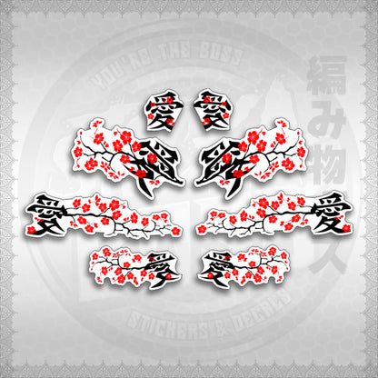 STICKER DECALS for NMAX V1 INDO FOR WHITE (NV1FWSAXFL) By STICKABOSS (SOFIE LAMINATED WATERPROOF)