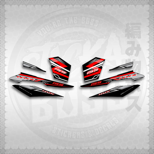 STICKER DECALS for AEROX V3 ALPHA TURBO INDO (AV3NVRAST) By STICKABOSS (SOFIE LAMINATED WATERPROOF)