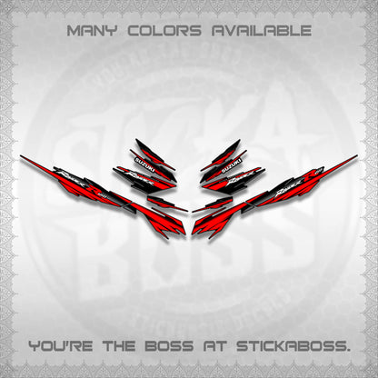 RAIDER 150 FI SATRIA DECALS (MINIMALIST 0016 DESIGN)STICKER DECALS By STICKABOSS
