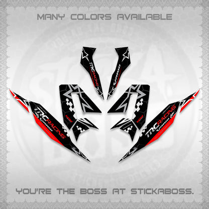 CLICK V4 DECALS (2026 TRC RACING DESIGN)STICKER DECALS By STICKABOSS
