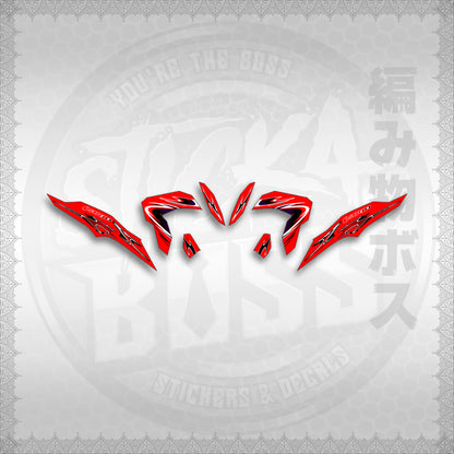 STICKER DECALS for CLICK 125 V3 (CV325LENEMOHO) By STICKABOSS (SOFIE LAMINATED WATERPROOF)