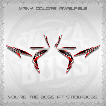 WINNER 150 V1 DECALS (GTR 150 RS PATTERN)STICKER DECALS By STICKABOSS