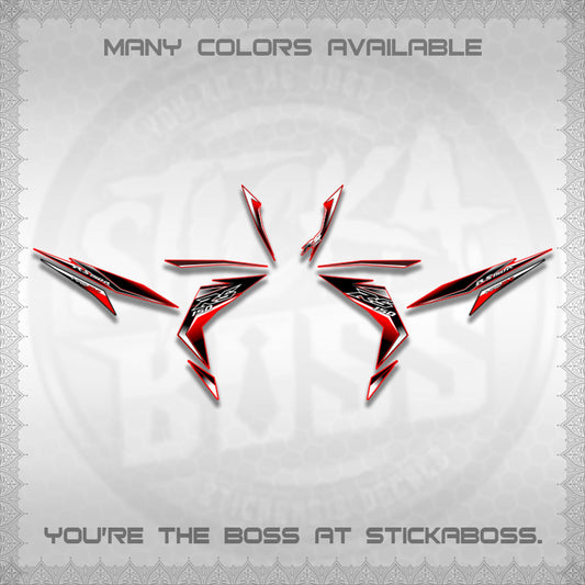 WINNER 150 V1 DECALS (GTR 150 RS PATTERN)STICKER DECALS By STICKABOSS