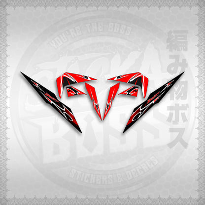 STICKER DECALS for BEAT FI V2 (BV225LENEMOHO) By STICKABOSS (SOFIE LAMINATED WATERPROOF)