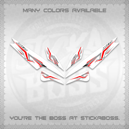 MIO SPORTY  SMILE INDO DECALS FOR WHITE (A24 VARIASI) STICKER DECALS BY STICKABOSS