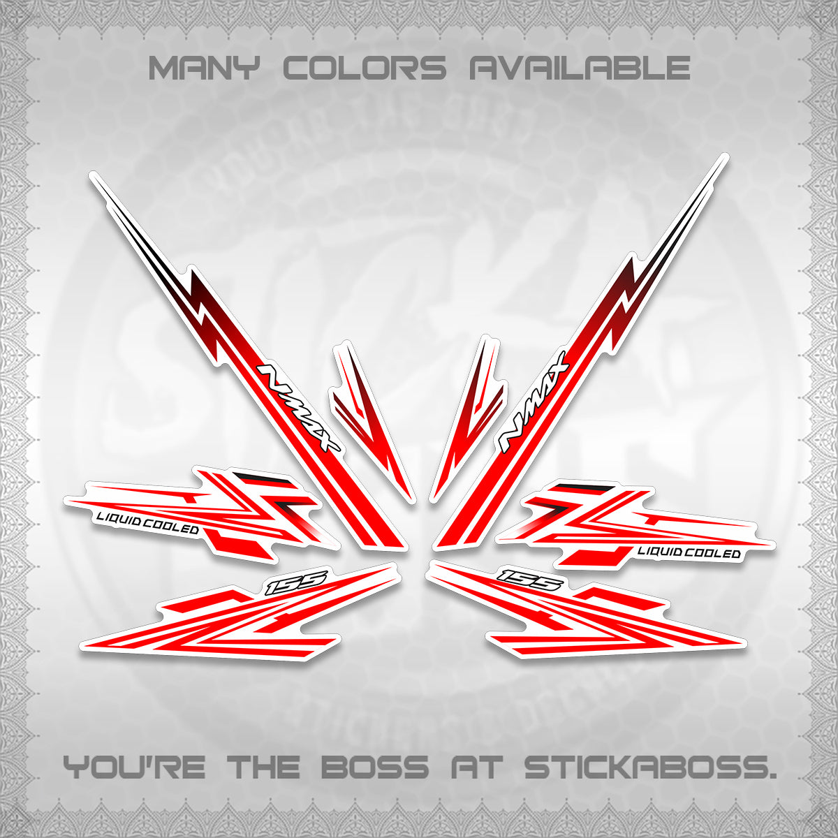 NMAX V2 INDO-MALAY DECALS (MI05 DESIGN) STICKER DECALS BY STICKABOSS (Copy)