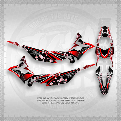 STICKER DECALS FOR XRM 125 FI FULL DECALS (X125FSAIN) By STICKABOSS (SOFIE LAMINATED WATERPROOF)