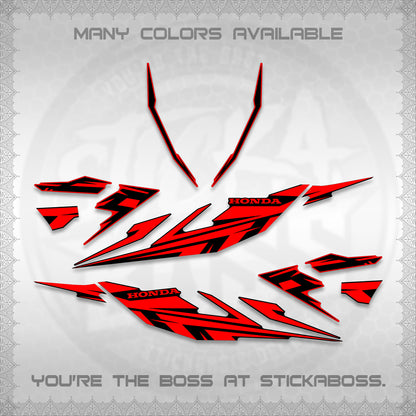 CLICK 125 V4 DECALS (2026 MINIMAL 001 DESIGN) STICKER DECALS By STICKABOSS