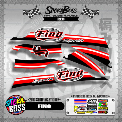 FINO DECALS ( 2013 STRIPING STICKER )【WITH FREEBIES】