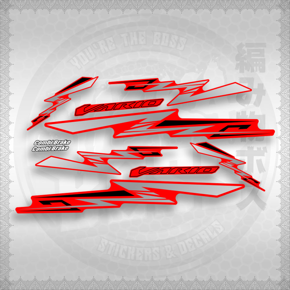 CLICK V2 ( VARIO ALPHA x OMEGA ) STICKER DECALS By STICKABOSS