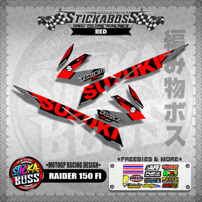 RAIDER 150 FI DECALS ( MOTOGP RACING DESIGN )【WITH FREEBIES】