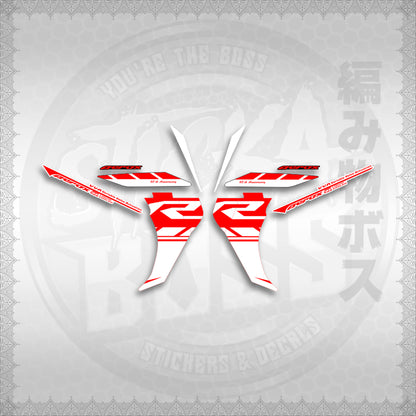STICKER DECALS for AEROX 155 V2 THAI FOR WHITE (AV2R1IN) By STICKABOSS (SOFIE LAMINATED WATERPROOF)