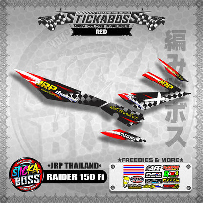 Suzuki Raider 150 Fi Decal Sticker (JRP THAILAND)【PREMIUM GLOSSY LAMINATED】